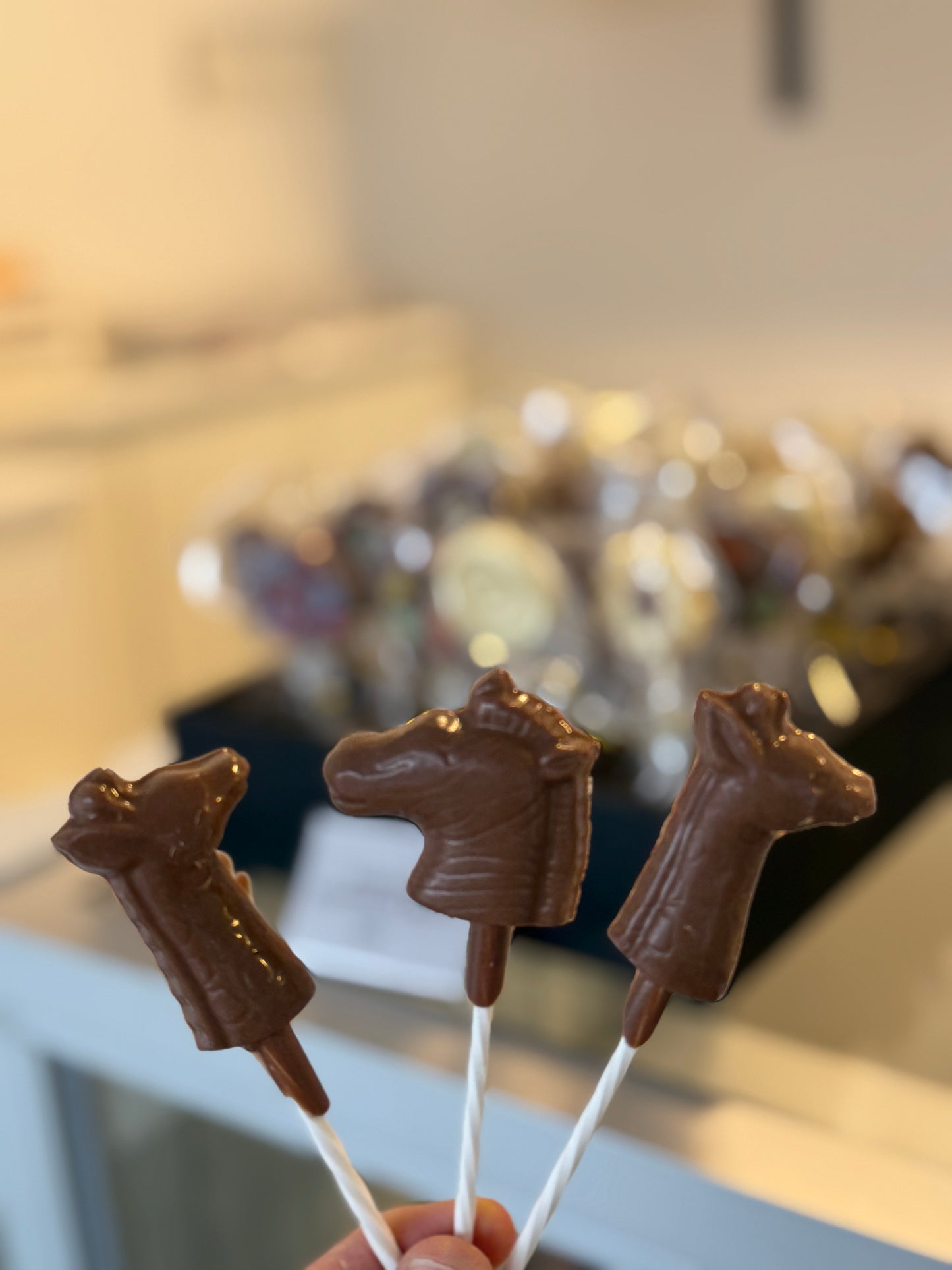 Paletas de chocolate
