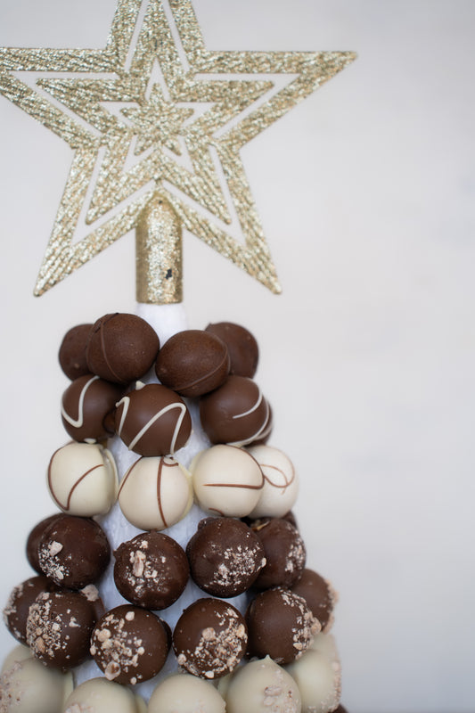 Árbol navideño de bombones