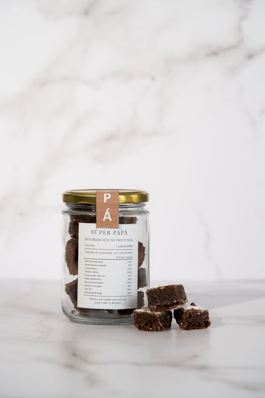 Día del padre: Mini brownies 56% cacao
