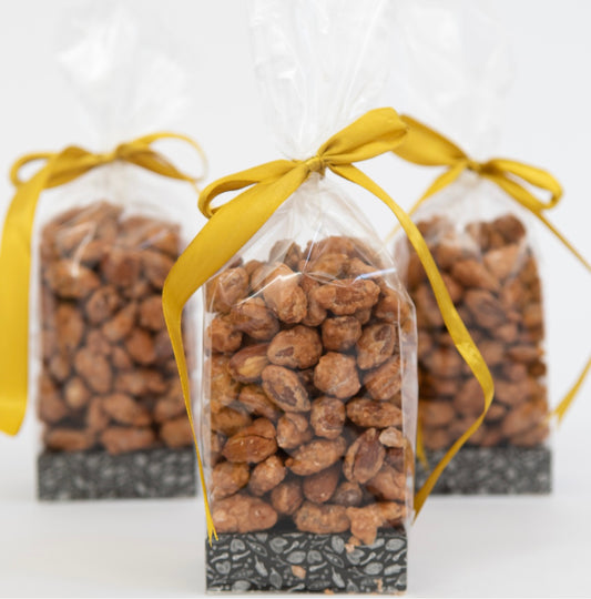 Almendras confitadas